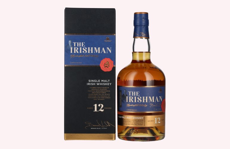 The Irishman 12 Years Old Single Malt Irish Whiskey 43% Vol. 0,7l in Geschenkbox