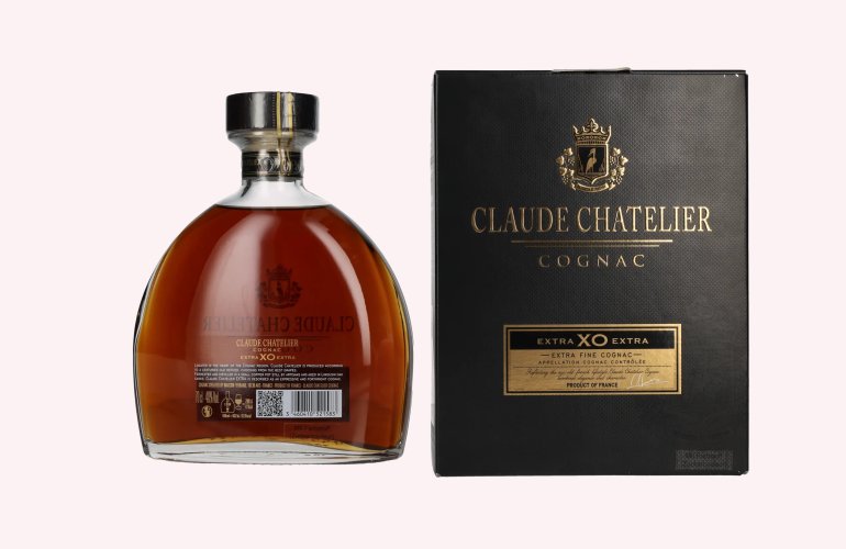 Claude Chatelier Extra XO Extra Fine Cognac 40% Vol. 0,7l en boîte cadeau