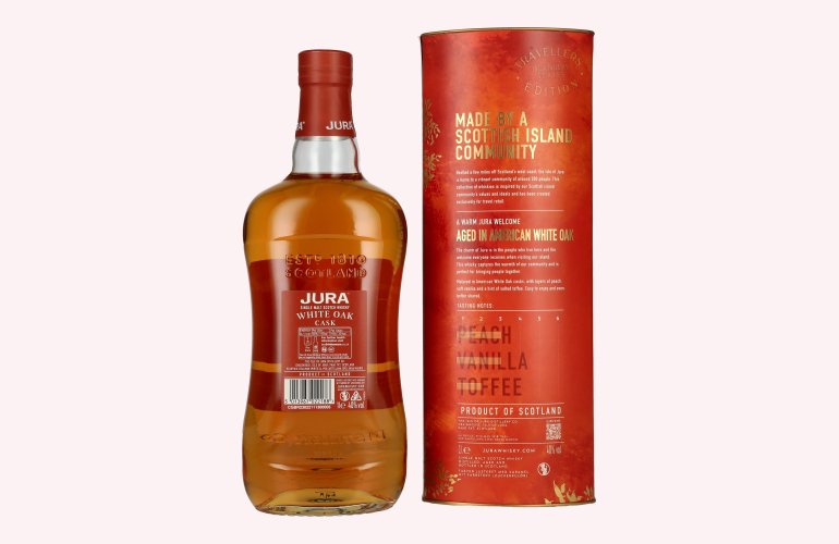 Jura White Oak Cask Single Malt Scotch Whisky 40% Vol. 1l in Giftbox