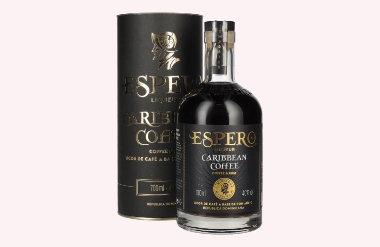Ron Espero Coffee & Rum Liqueur 40% Vol. 0,7l in geschenkverpakking
