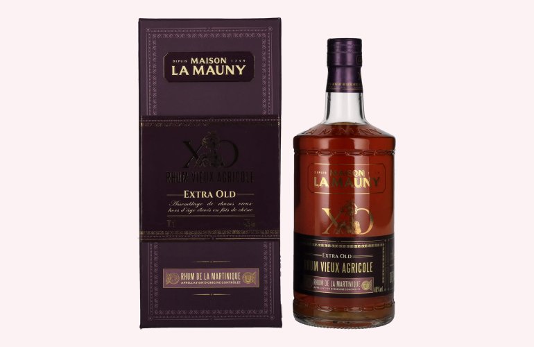 La Mauny XO Rhum Vieux Agricole 40% Vol. 0,7l in Geschenkbox