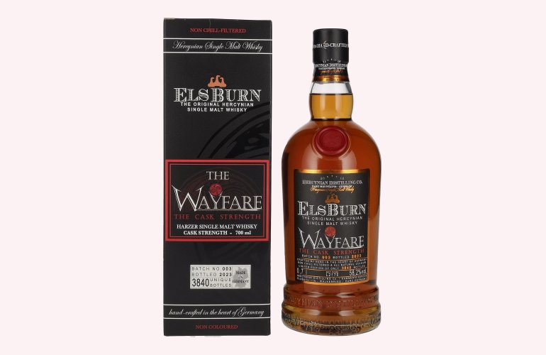 Elsburn WAYFARE The Cask Strength Batch No. 003 2023 58,2% Vol. 0,7l in Geschenkbox