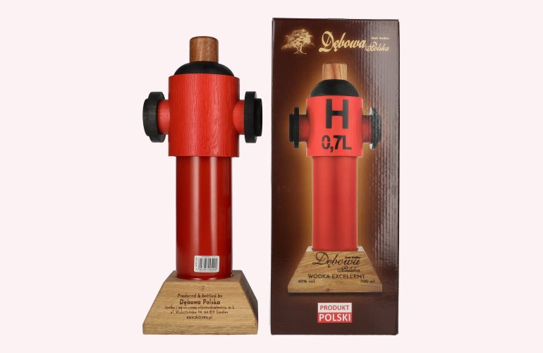Debowa Wódka Hydrant 40% Vol. 0,7l in Geschenkbox