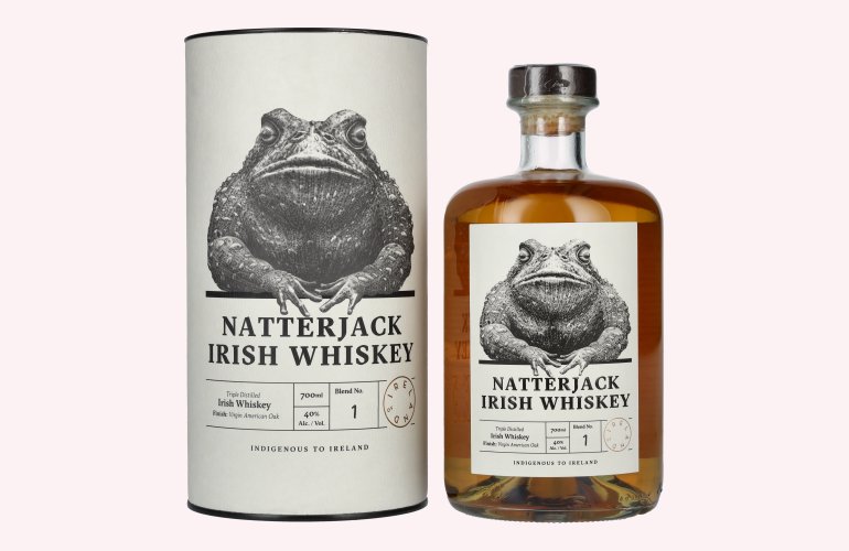 Natterjack Irish Whiskey 40% Vol. 0,7l en boîte cadeau