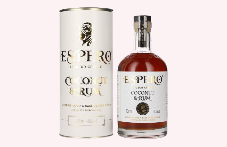 Ron Espero Creole Coconut & Rum Liqueur 40% Vol. 0,7l in Geschenkbox
