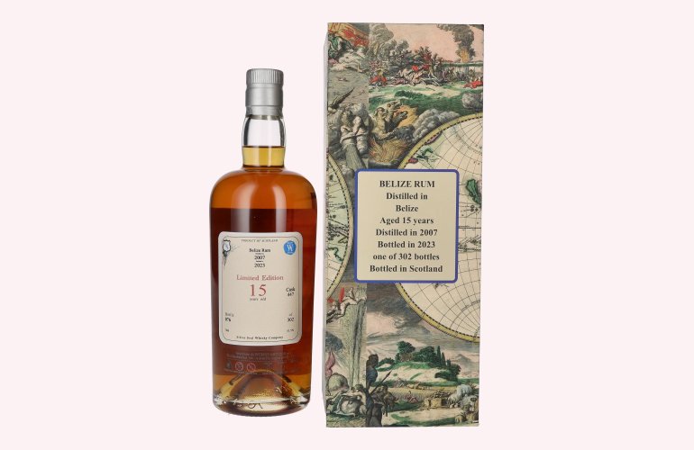 Silver Seal BELIZE Rum 15 Years Old 2007 51,5% Vol. 0,7l in Geschenkbox