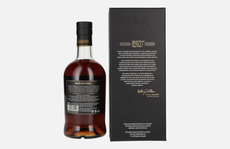 The GlenAllachie 16 Years Old 50th Anniversary PAST EDITION 57,1% Vol. 0,7l en boîte cadeau