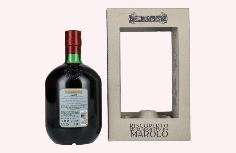 D.Co Ulrich Amaro da MAROLO 32% Vol. 0,7l in geschenkverpakking