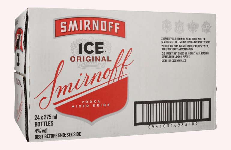 Smirnoff ICE 4% Vol. 24x0,275l