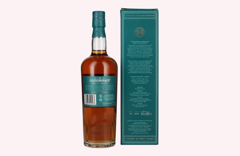 The GlenDronach ODE TO THE VALLEY Highland Single Malt 46,2% Vol. 0,7l in Geschenkbox