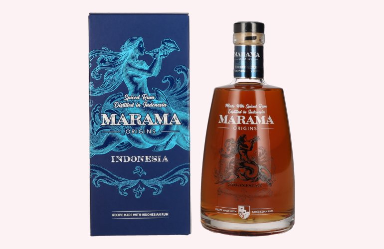 Marama ORIGINS Indonesian Spiced Rum 40% Vol. 0,7l in Geschenkbox