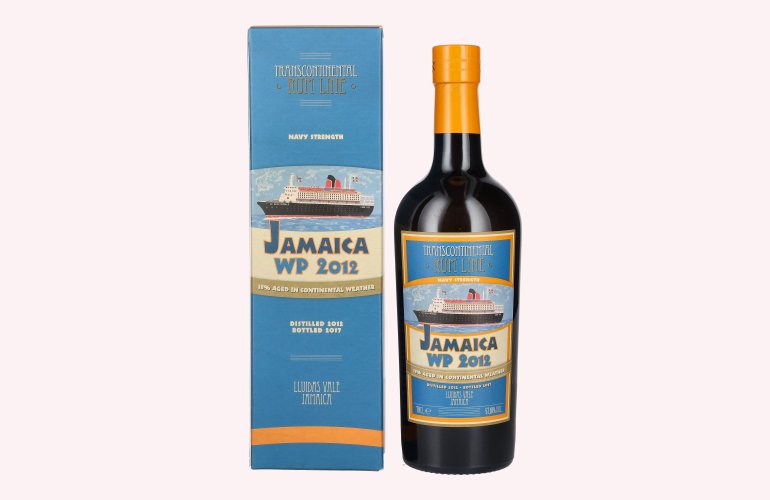 Transcontinental Rum Line JAMAICA WORTHY PARK Navy Strength 2012 57,2% Vol. 0,7l in Giftbox