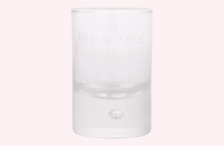 Bacardi Mojito glass with calibration 2 cl/4 cl