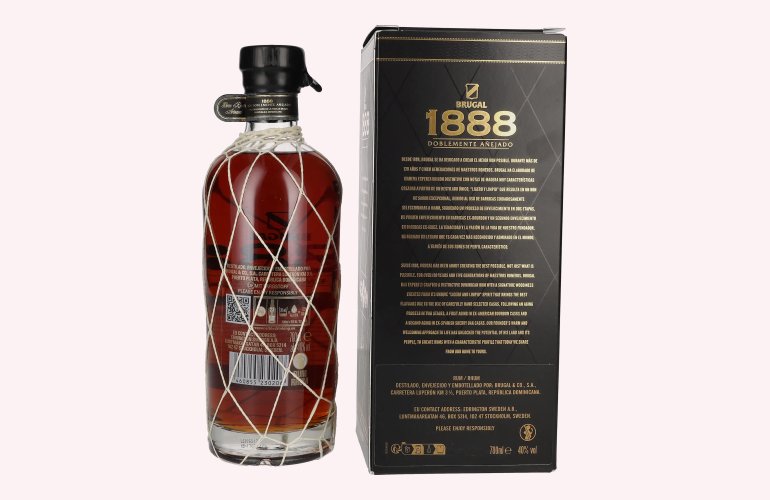 Brugal 1888 Ron Reserva Doblemente Añejado 40% Vol. 0,7l en boîte cadeau