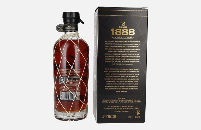 Brugal 1888 Ron Reserva Doblemente Añejado 40% Vol. 0,7l in Geschenkbox