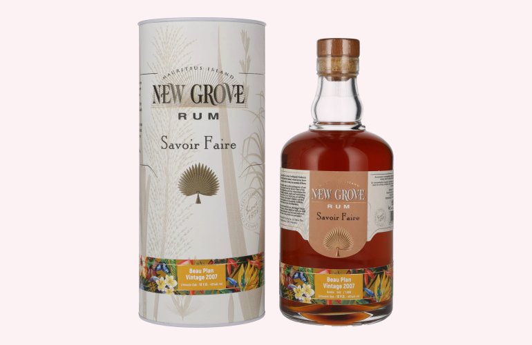 New Grove SAVOIR FAIRE Beau Plan Vintage 13 Years Old 2007 45% Vol. 0,7l in Giftbox
