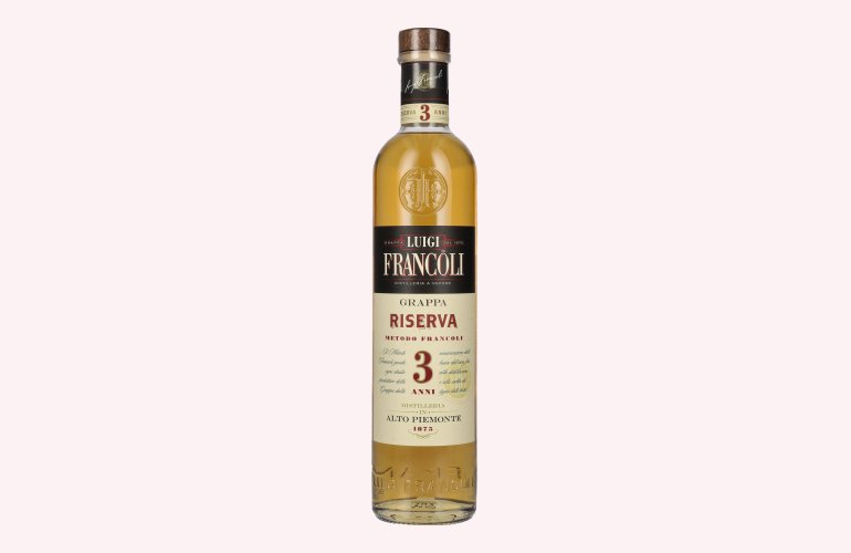 Luigi Francoli 3 Anni RISERVA Grappa del Piemonte 41,5% Vol. 0,7l