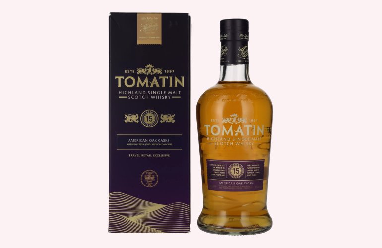 Tomatin 15 Years Old AMERICAN OAK CASKS 46% Vol. 0,7l in Giftbox