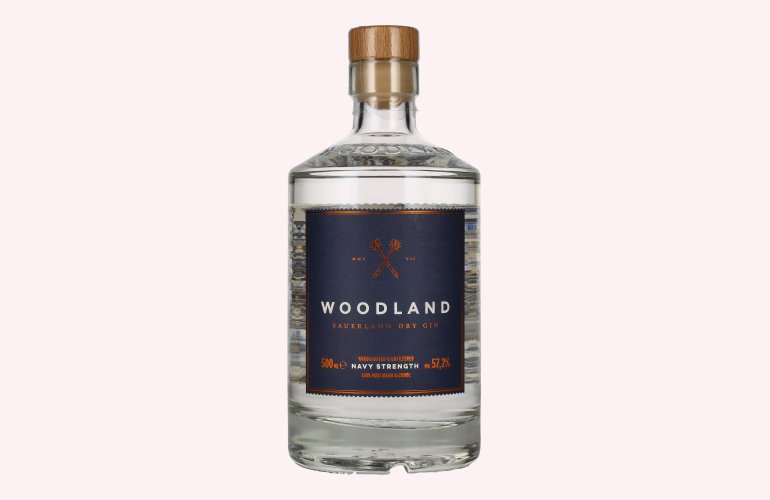 Woodland Sauerland Dry Gin NAVY STRENGTH 57,2% Vol. 0,5l