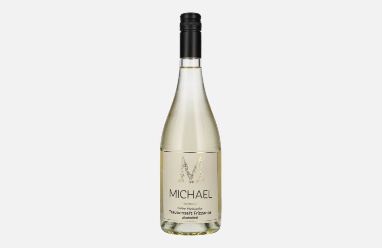 MICHAEL Gelber Muskateller Traubensaft Frizzante alkoholfrei 2023 0,7l