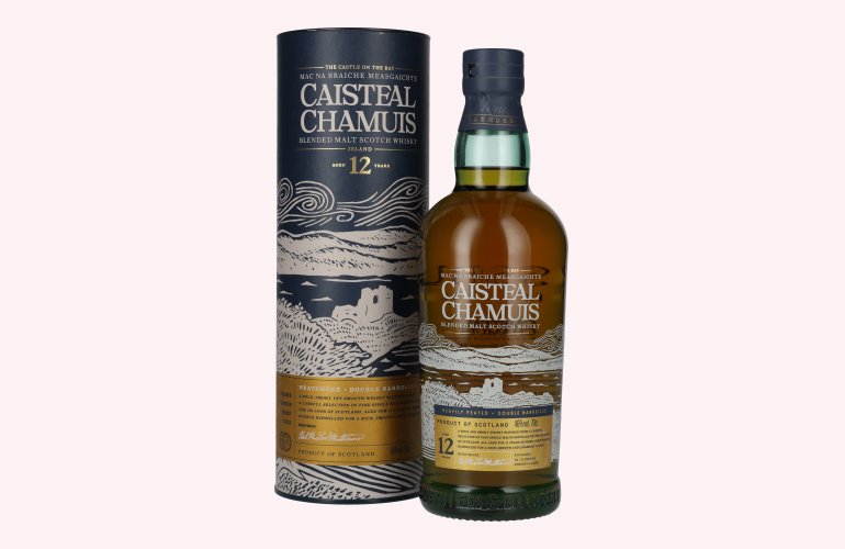 Caisteal Chamuis 12 Years Old Sherry Casks Heavily Peated Blended Malt 46% Vol. 0,7l in geschenkverpakking