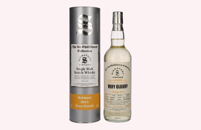 Signatory Vintage ARDMORE 9 Years Old VERY CLOUDY The Un-Chillfiltered 2013 40% Vol. 0,7l in Geschenkbox