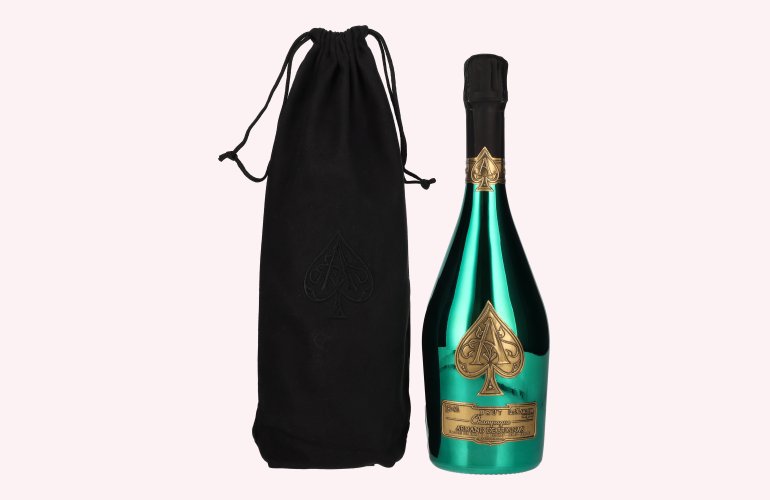 Armand de Brignac Champagne Brut Green Edition 12,5% Vol. 0,75l in Velvet Bag