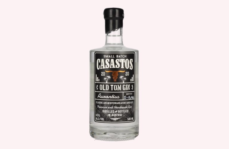 CASASTOS Old Tom Gin Small Batch Aurantius 2020 45% Vol. 0,5l