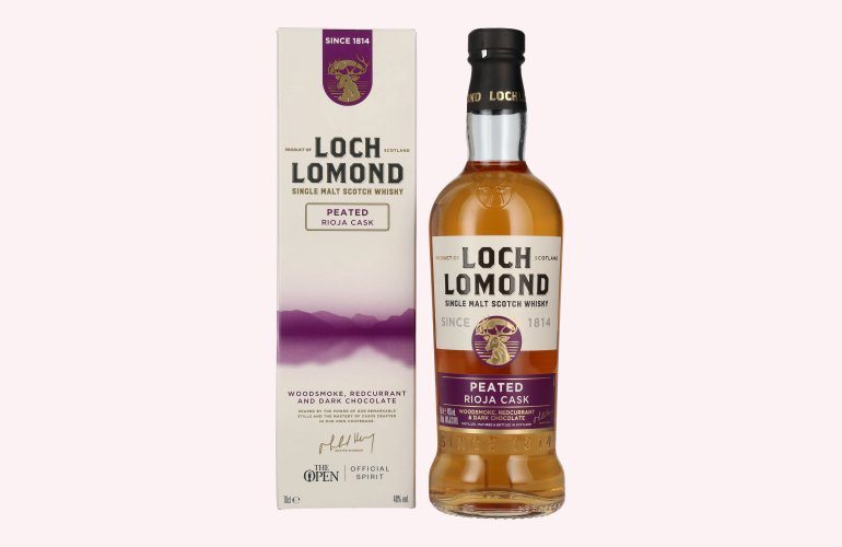 Loch Lomond THE ORIGINAL Peated Rioja Cask Single Malt 40% Vol. 0,7l en boîte cadeau