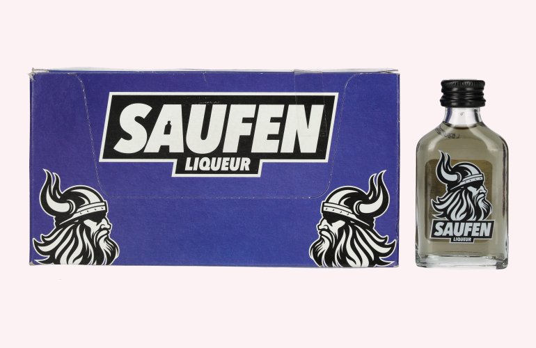 Saufen Liqueur Blaubeer-Likör 16% Vol. 20x0,02l