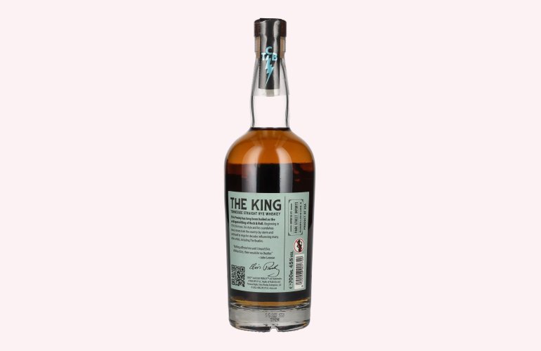 Elvis THE KING Straight RYE Whiskey 45% Vol. 0,7l