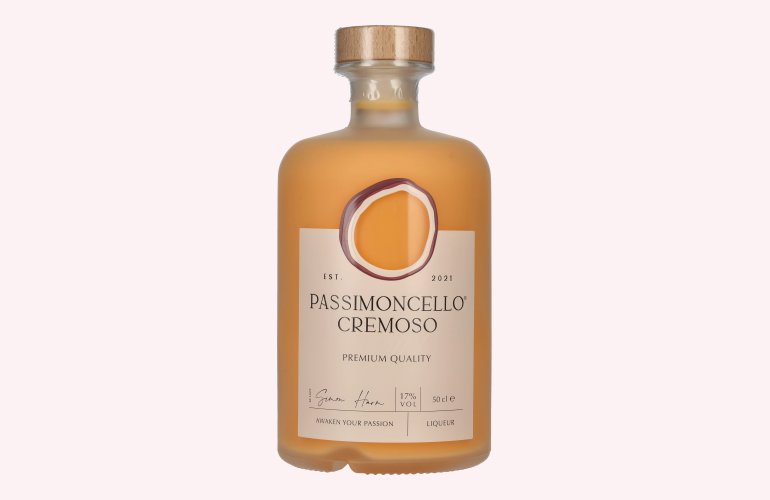 Passimoncello Cremoso Premium Quality Liqueur 17% Vol. 0,5l