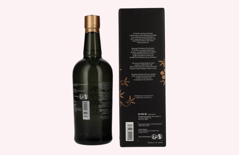 KI NO BI Kyoto Dry Gin 45,7% Vol. 0,7l in Geschenkbox
