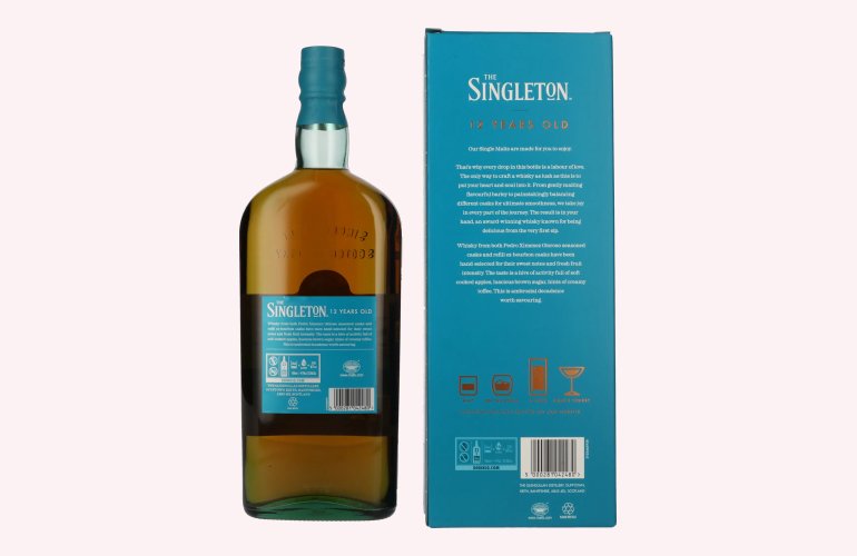 The Singleton GLENDULLAN 12 Years Old 40% Vol. 1l en boîte cadeau