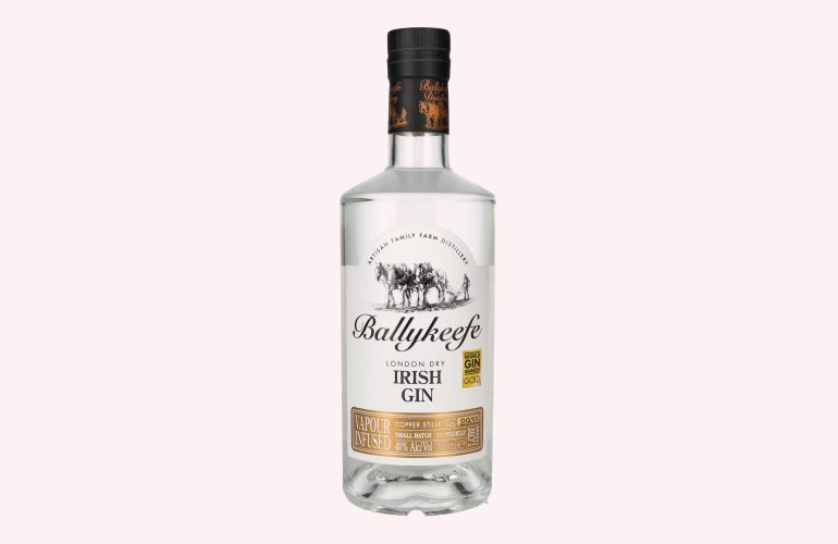 Ballykeefe VAPOUR INFUSED London Dry Irish Gin 40% Vol. 0,7l
