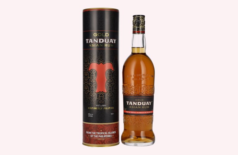Tanduay Asian Rum Gold 40% Vol. 0,7l in Tinbox