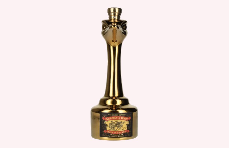 Shanky's Whip The Original Black Liqueur and Whiskey Blend THE GOLDEN OSTRICH 33% Vol. 0,7l