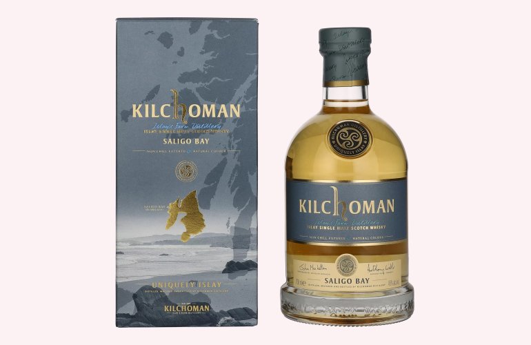 Kilchoman SALIGO BAY Islay Single Malt 46% Vol. 0,7l in Geschenkbox
