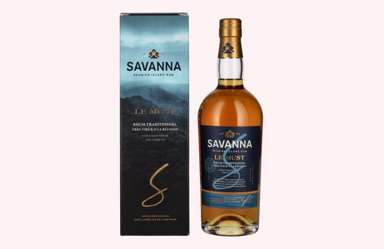 Savanna LE MUST Traditionnel Reunion Island Rum 45% Vol. 0,7l in Geschenkbox