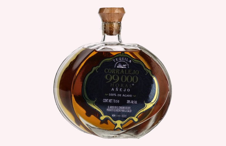 Corralejo Tequila 99,000 HORAS AÑEJO 100% de Agave 38% Vol. 0,7l