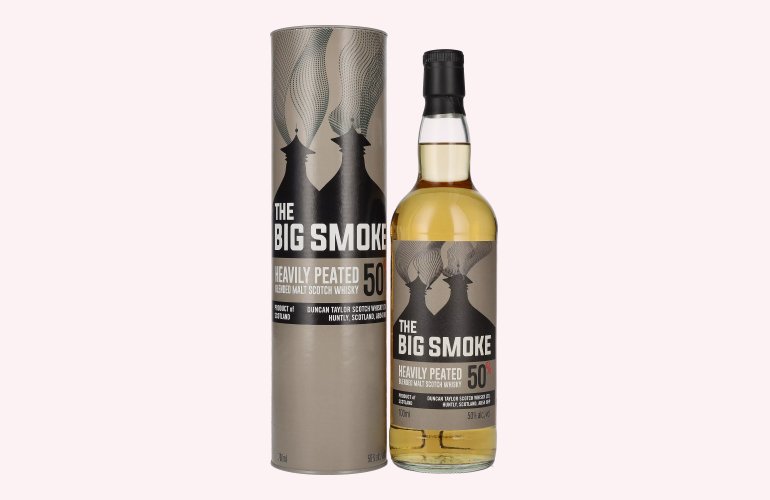 Duncan Taylor THE BIG SMOKE Heavily Peated Blended Malt 50% Vol. 0,7l in Giftbox