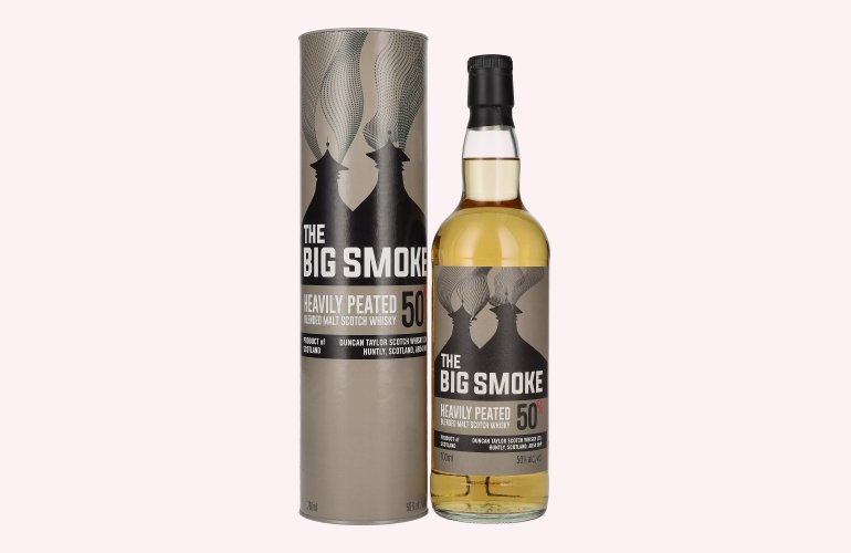Duncan Taylor THE BIG SMOKE Heavily Peated Blended Malt 50% Vol. 0,7l in Geschenkbox
