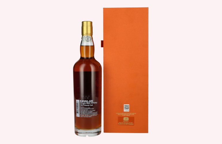 Kavalan SOLIST Brandy Cask 56,3% Vol. 0,7l en boîte cadeau