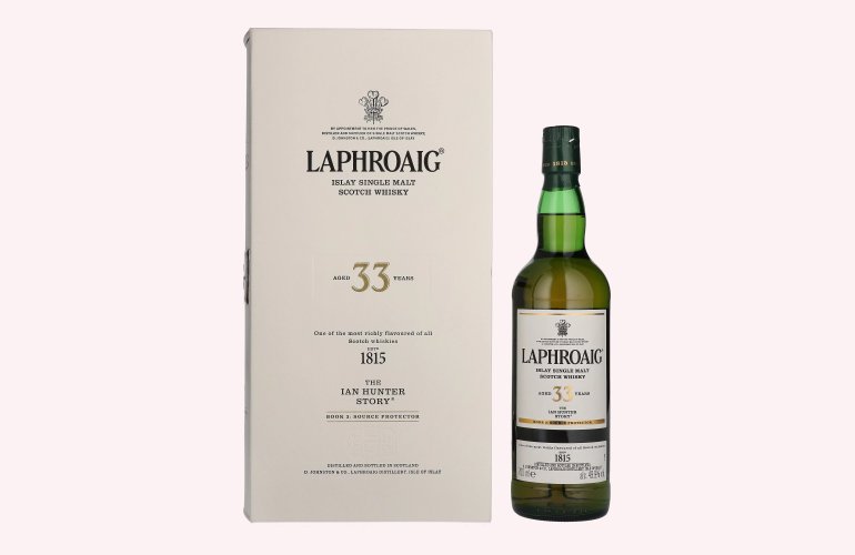 Laphroaig 33 Years Old The Ian Hunter Story Book 3: Source Protector Limited Edition 49,9% Vol. 0,7l in Geschenkbox