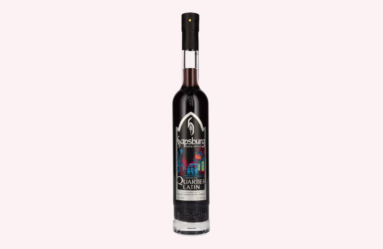 Hapsburg Absinthe QUARTIER LATIN Flavoured with Black Fruits of the Forest 53,5% Vol. 0,5l