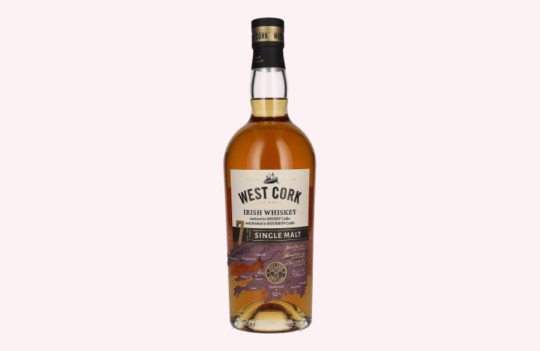 West Cork 7 Years Old Single Malt Irish Whiskey 46% Vol. 0,7l