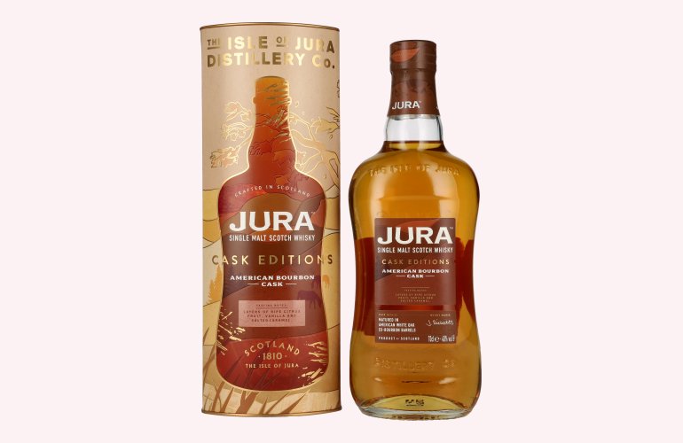Jura AMERICAN BOURBON CASK Single Malt Scotch Whisky 40% Vol. 0,7l in Geschenkbox