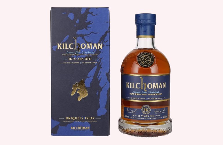 Kilchoman 16 Years Old Islay Single Malt Scotch Whisky Limited Edition 50% Vol. 0,7l in Geschenkbox