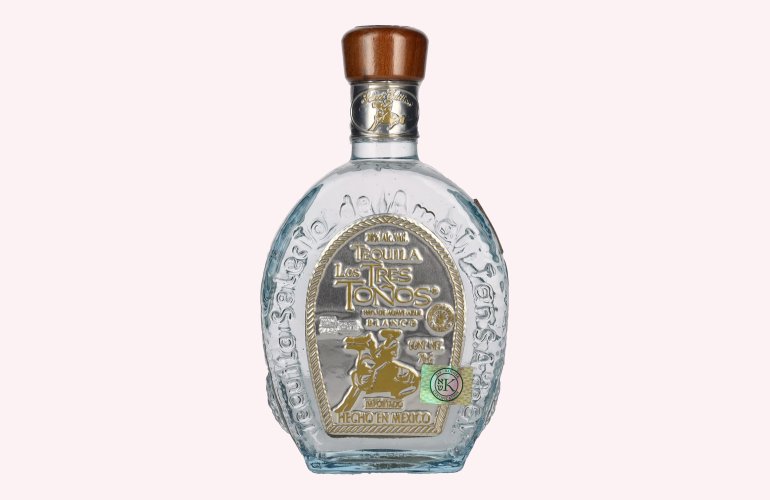 Los Tres Tonos BLANCO Tequila 38% Vol. 0,7l