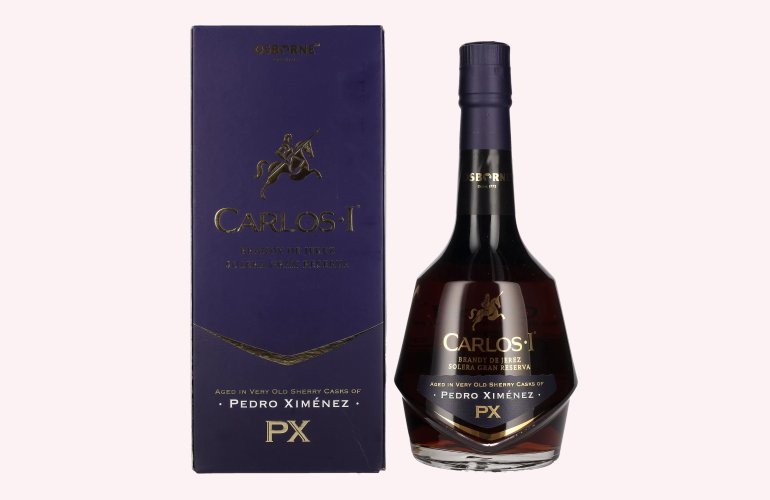 Carlos I Solera Gran Reserva PEDRO XIMÉNEZ Brandy de Jerez 40,3% Vol. 0,7l in Geschenkbox